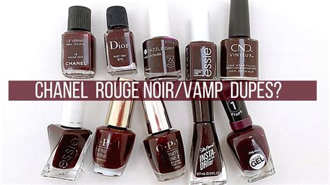 chanel nail polish vamp dupe|chanel vamp lipstick dupe.